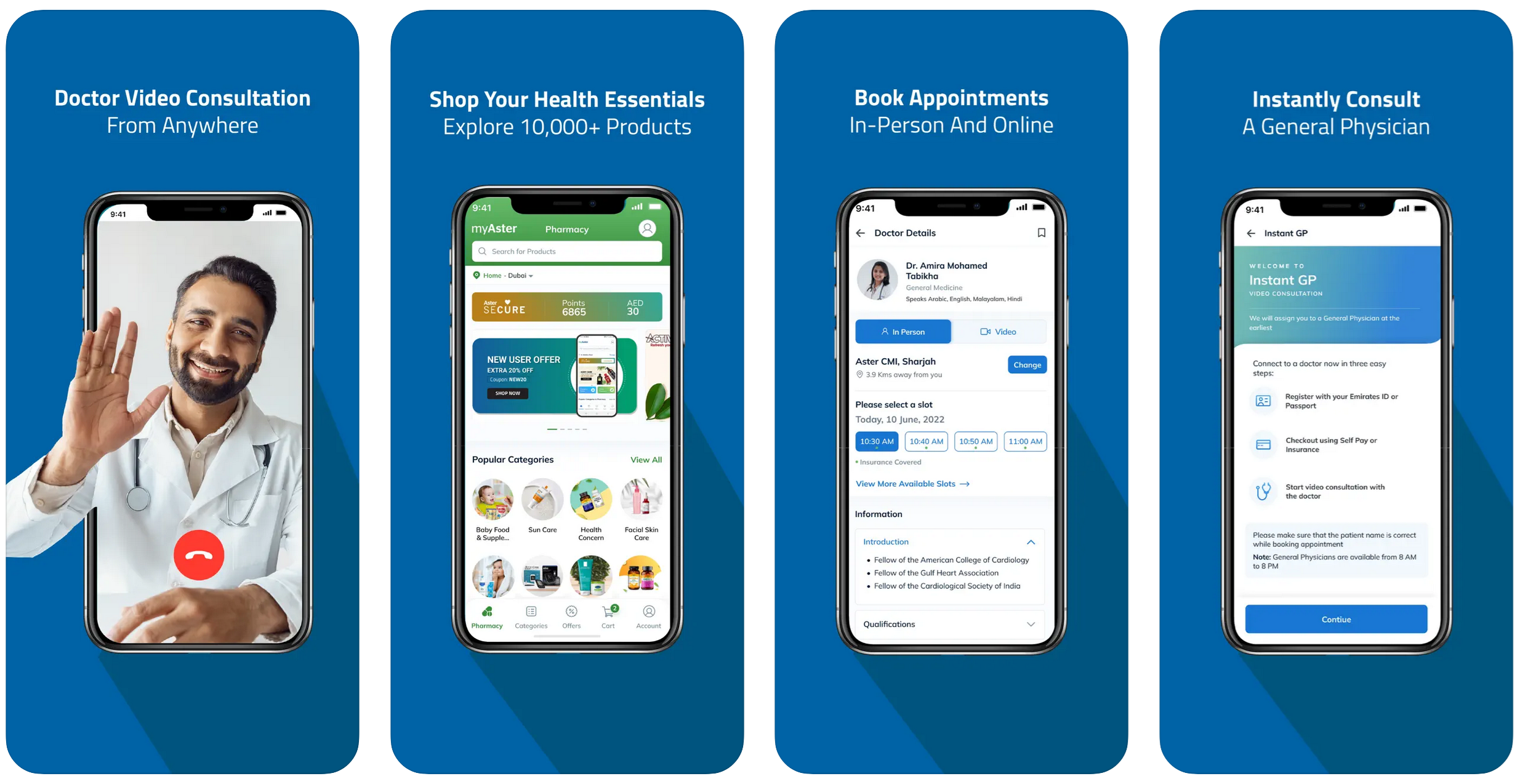 Healthcare App Development like myAster